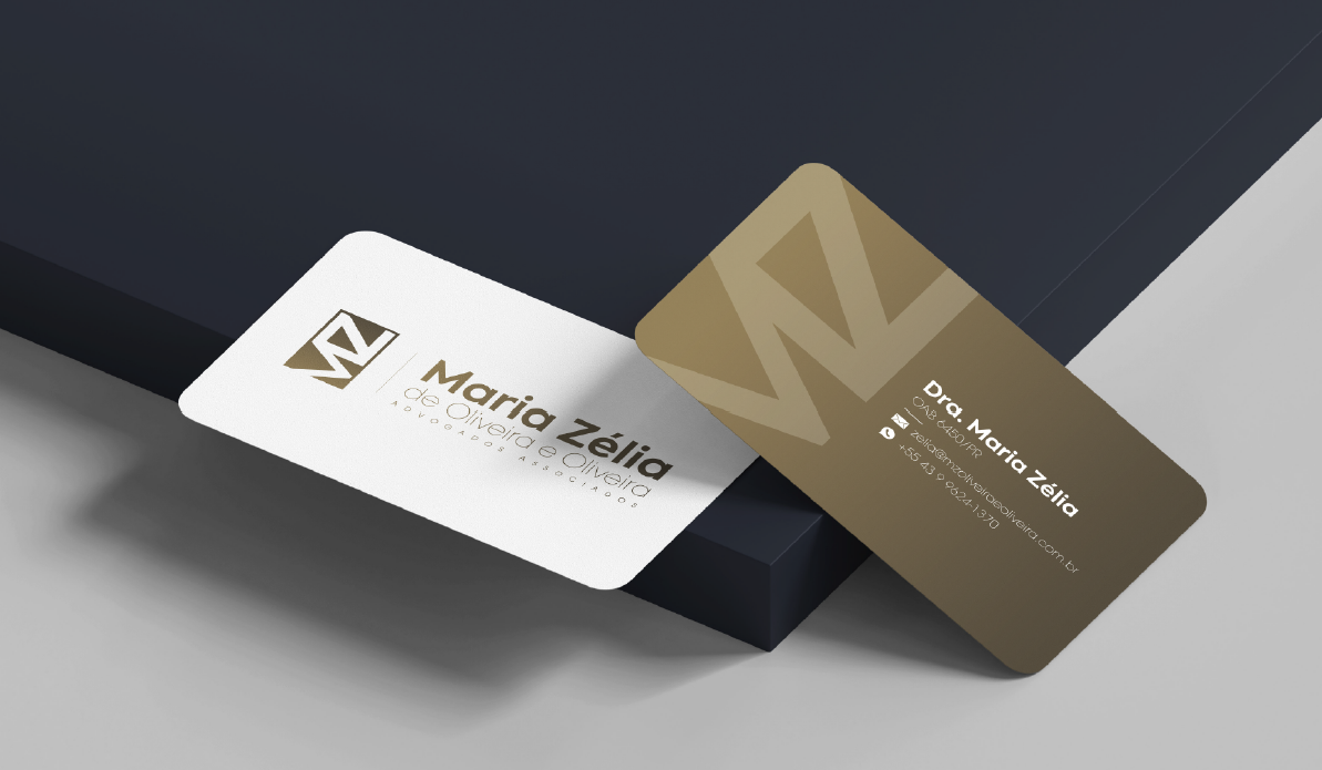 Projeto Maria Zélia de Oliveira e Oliveira Advogados — Rebranding, identidade visual e manual de marca